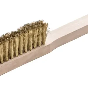 Feinbürste L.225mm 0,15mm Messingdraht Besatz-L.110mm 4-reihig 12 LESSMANN Neue Kollektion
