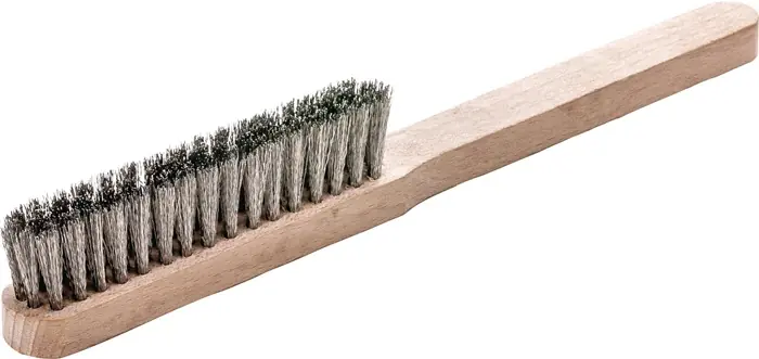 Solange Der Vorrat Reicht Feinbürste L.225mm 0,15mm VA-Stahldraht Besatz-L.110mm 4-reihig 12 LESSMANN