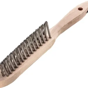 Kehlnahtbürste L.290mm 0,35mm Stahldraht Besatz-L.135mm 3rhg.12 LESSMANN Solange Der Vorrat Reicht