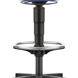 Drehhocker Bodengleiter u.Fußring Supertec schwarz Saisonangebot