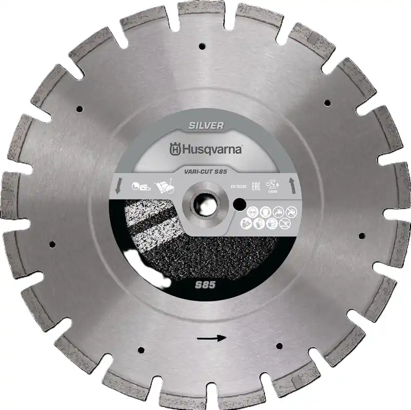 Husqvarna Diamanttrennscheibe Vari-Cut S85 - Ø 450 mm - Aufnahme Ø 25.4 mm Kracherpreis