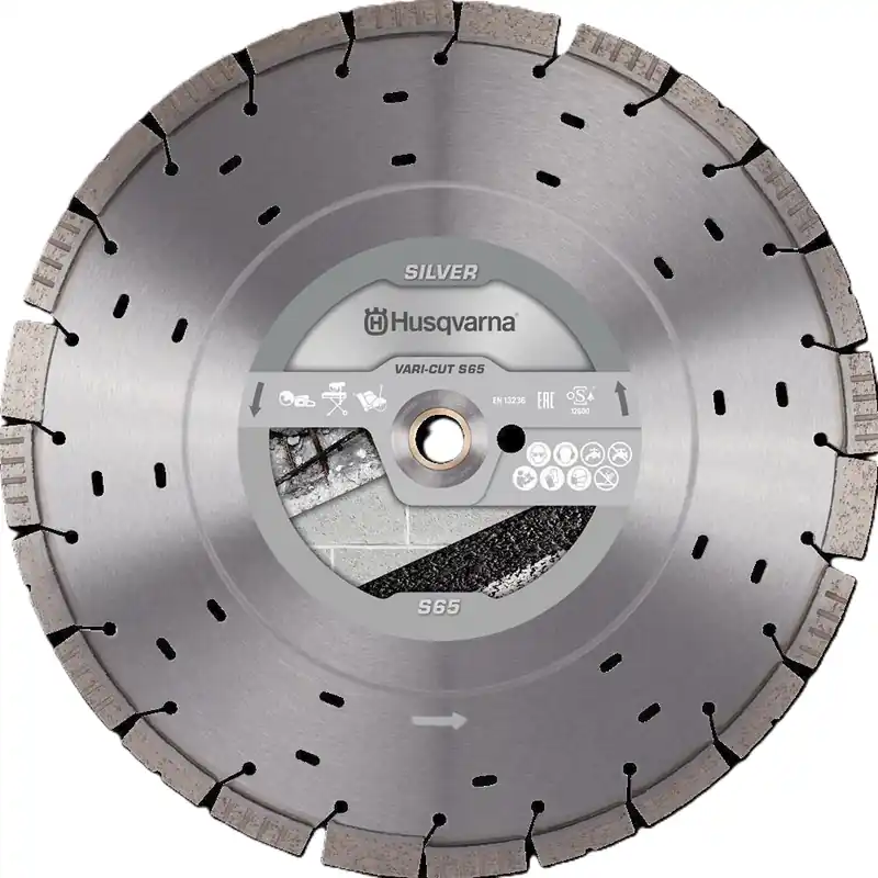 Preiswert Husqvarna Diamanttrennscheibe Vari-Cut S65 - Ø 500 mm - Aufnahme Ø 25.4 mm