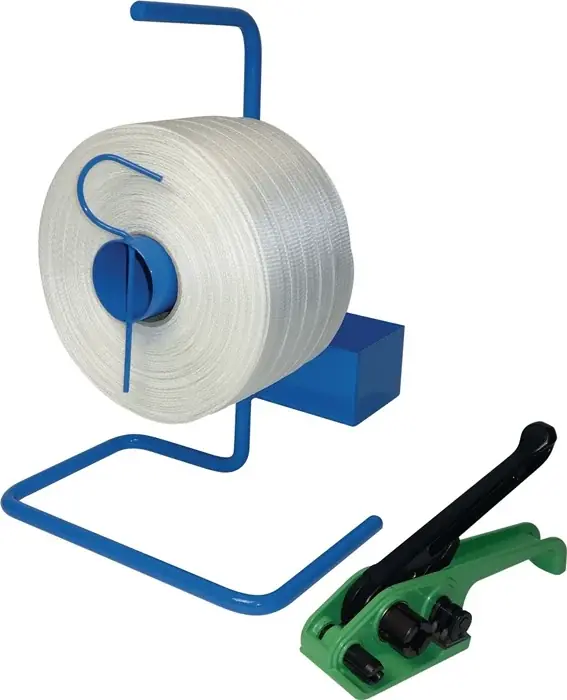Umreifungsset Band-L.500m Band-B.19mm m.tragbarem Abroller Mega-Angebot