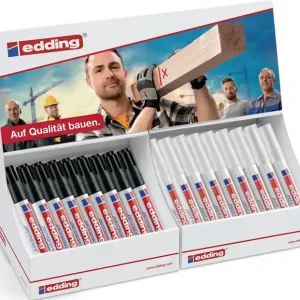 Permanent-/Lackmarker Display schwarz/weiß Strich-B.e-3000:1,5-3,e-750:2-4mm Mega-Angebot