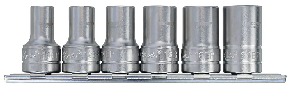 Preisreduziert Gedore Steckschlüssel-Einsätze Satz, 3/8", EP TX-Plus, 6-teilig