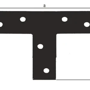Flachverb.L.70mm B.16mm S.2mm STA schwarz ku.-besch.GAH VE: 50 Stück Wochenendangebot