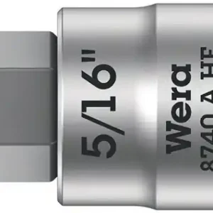 Steckschlüsseleinsatz 8740 A HF 1/4 Zoll SW 5/16 Zoll L.28mm WERA Aktuell