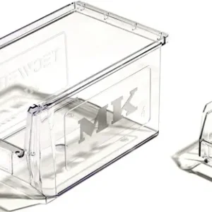 Ausverkauf Sichtlagerkasten L230/200xB150xH130mm SAN transp.TECWERK VE: 25 Stück