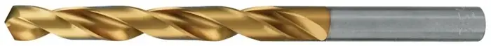 Begrenztes Angebot Spiralbohrer DIN 338 TypN D.14,5mm HSS profilgeschl.TiN Zyl.schaft kurz TECWERK
