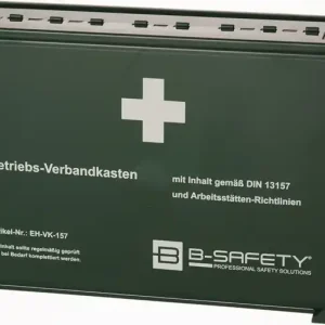 Angebot Betriebsverbandkasten DIN 13157 B270xH175xT90ca.mm grün B-SAFETY