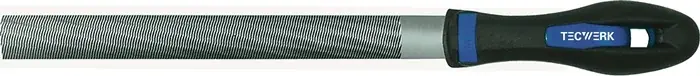 Werkstattfeile DIN 7261 L.250mm Q.25x7mm Hieb 2 Halbrund 2K-Ergo TECWERK Nur Für Kurze Zeit