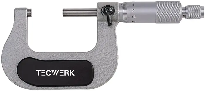 Bügelmessschraube DIN 863/1 25-50mm Spindel-D.6,5mm TECWERK Markenware