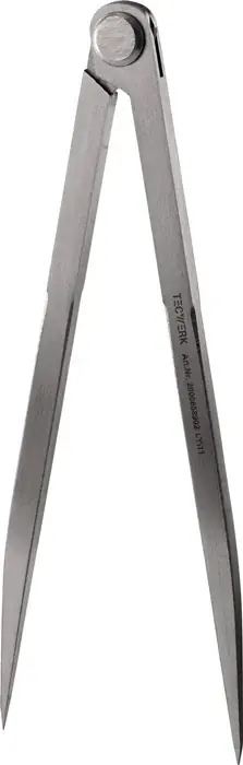 Spitzzirkel L.150mm m.Nietscharnier TECWERK Wochenendangebot