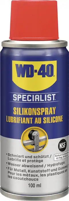 Silikonspray farblos NSF H2 100ml Spraydose Smart Straw™ WD-40 SPECIALIST VE: 12 Stück Preiswert