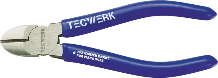Seitenschneider L.140mm Kopf pol.Ku.-Überzug TECWERK Top-Seller