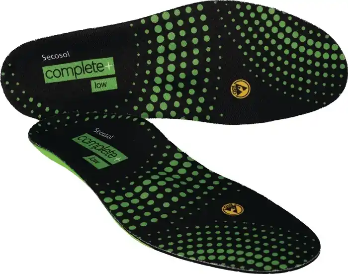 Begrenztes Angebot Einlegesohle SECOSOL® COMPLETE+ LOW Gr.49 schwarz/grün