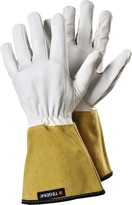 Schweißerhandschuhe TEGERA® 126A Gr.10 weiß/gelb VE: 12 Paare Direktkauf