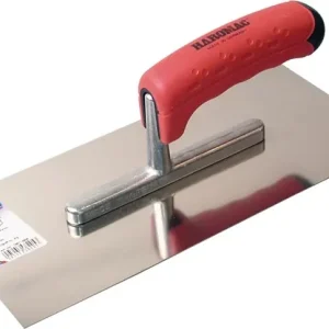 Rabatt Glättekelle L.280mm B.130mm 2K-Griff Zahn 10x10mm rostfr.VA HAROMAC