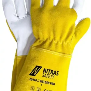 Knallerangebot Schweißerhandschuhe WELDER PRO Gr.10 ocker/grau PSA-Kat.II VE: 12 Paare