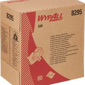 Wischtuch WypAll® X80 8295 L.ca.427 mmxB.ca.212mm blau 1-lagig 5 Boxen/KT WYPALL Markenware