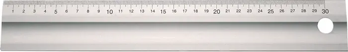 Lineal L.1000mm Alu.m.Griffmulde Q.50x5mm TECWERK Preiswert