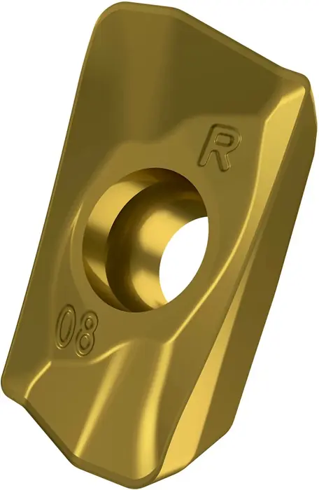Fräswendeschneidplatte ISO ADMX 11T308PR-R:M8340 D.2,9mm PVD beschichtet Gold VE: 10 Stück Sichere Zahlung