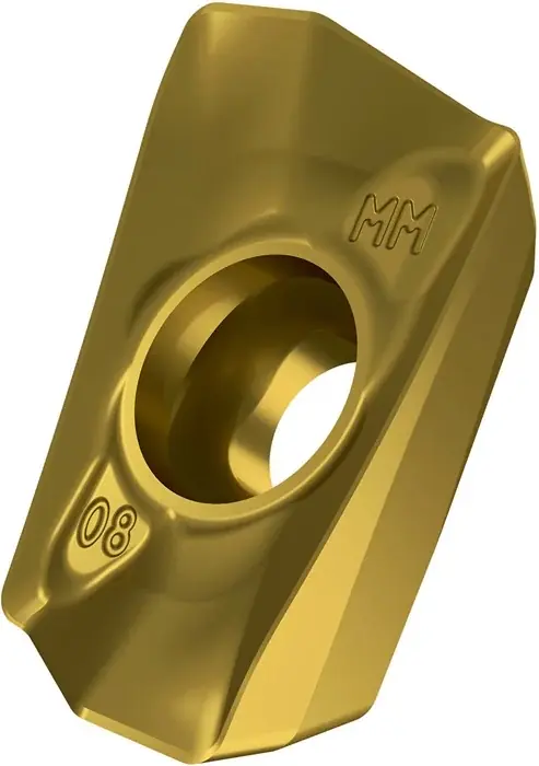 Fräswendeschneidplatte ISO ADMX 160604SR-MM:M6330 D.4,5mm PVD beschichtet Gold VE: 10 Stück Solange Der Vorrat Reicht