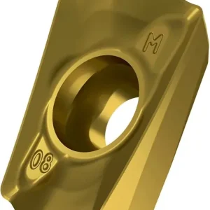 Echt Fräswendeschneidplatte ISO ADMX 160608SR-M:M8330 D.4,5mm PVD beschichtet Gold VE: 10 Stück