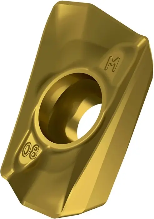 Echt Fräswendeschneidplatte ISO ADMX 160608SR-M:M8330 D.4,5mm PVD beschichtet Gold VE: 10 Stück