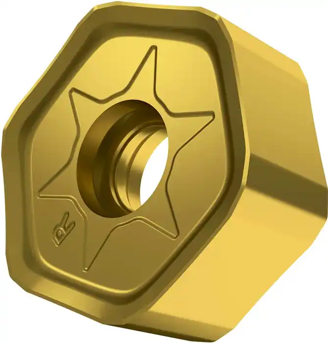 Schneller Versand Fräswendeschneidplatte ISO HNGX 0906ANSN-R:M8330 D.4,9mm PVD beschichtet Gold VE: 10 Stück