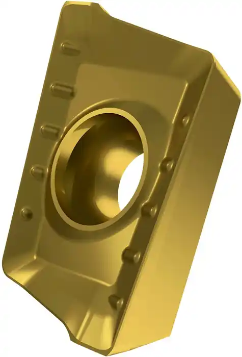 Finale Aktion Fräswendeschneidplatte ISO APKX 1103PDER-M:M8340 D.2,8mm PVD beschichtet Gold VE: 10 Stück