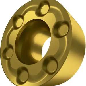 Fräswendeschneidplatte ISO RPEX 1204MOSN-12:M8340 D.4,4mm PVD beschichtet Gold VE: 10 Stück Must-Have