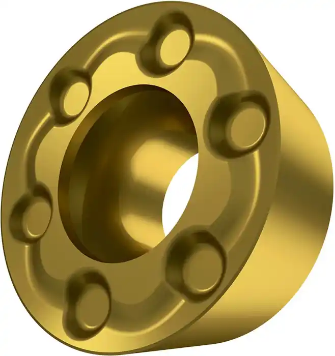 Fräswendeschneidplatte ISO RPEX 1204MOSN-12:M8340 D.4,4mm PVD beschichtet Gold VE: 10 Stück Must-Have