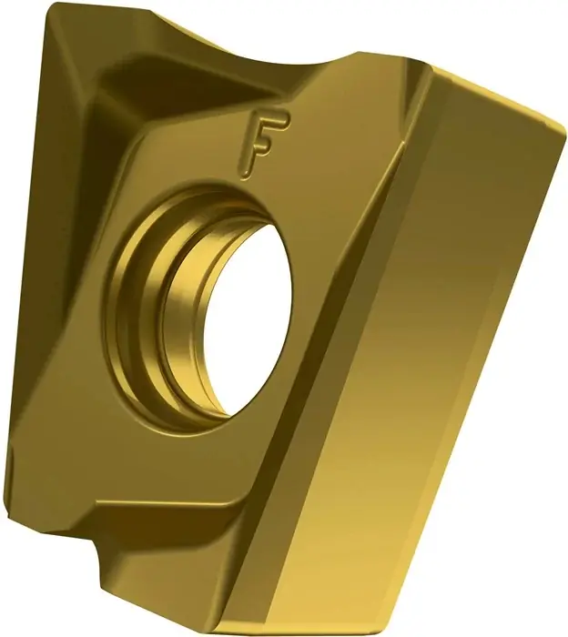 Jetzt Bestellen Fräswendeschneidplatte ISO LNGX 120508ER-F:M8340 D.4,5mm PVD beschichtet Gold VE: 10 Stück