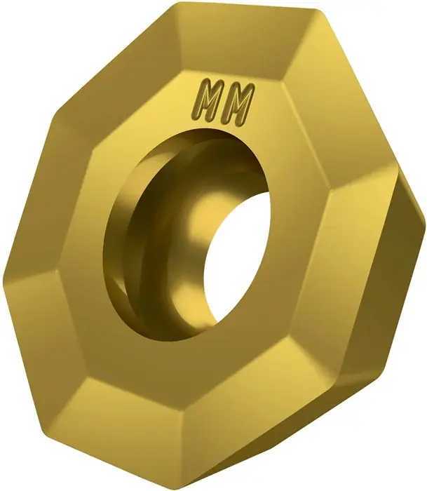 Fräswendeschneidplatte ISO OEHT 0604AEER-MM:M8330 D.5,5mm PVD beschichtet Gold VE: 10 Stück Ausverkauf