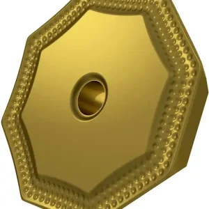 Letzte Chance Fräswendeschneidplatte ISO OFKR 0704SN-M:M8340 D.2,65mm PVD beschichtet Gold VE: 10 Stück