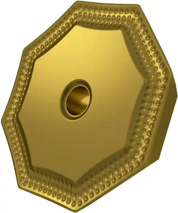 Letzte Chance Fräswendeschneidplatte ISO OFKR 0704SN-M:M8340 D.2,65mm PVD beschichtet Gold VE: 10 Stück