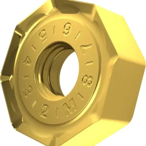 Fräswendeschneidplatte ISO ONMX 060508SR-M:M8330 D.5,7mm PVD beschichtet Gold VE: 10 Stück Meistverkauft
