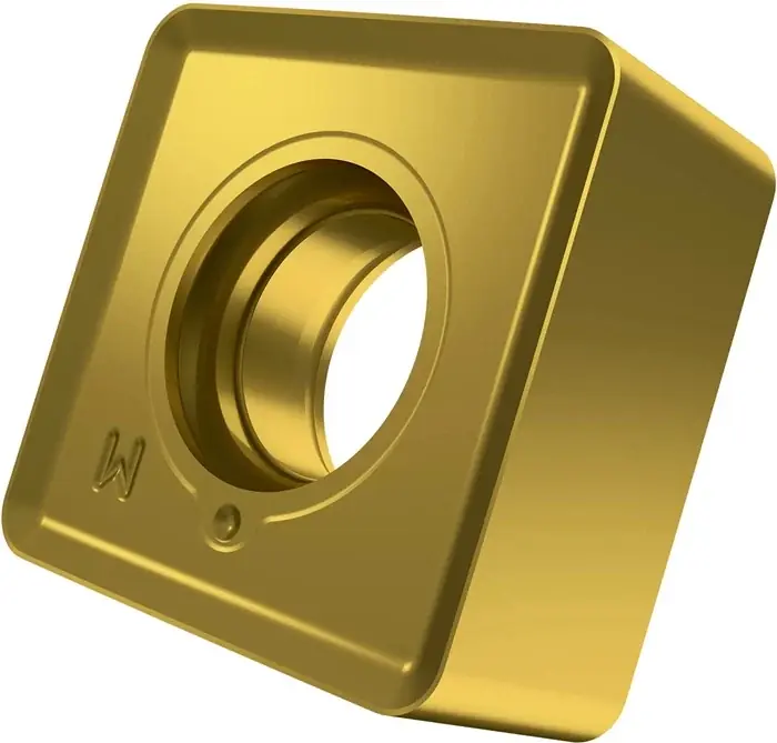 Fräswendeschneidplatte ISO SNGX 130512SN-M:M8340 D.5,9mm PVD beschichtet Gold VE: 10 Stück Sonderangebot