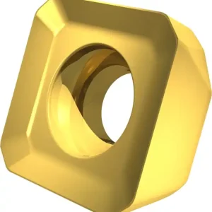 Heißes Angebot Fräswendeschneidplatte ISO SNMT 1205AZSR-M:M8340 D.5,2mm PVD beschichtet Gold VE: 10 Stück