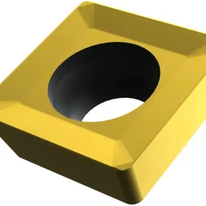 Markenprodukt Fräswendeschneidplatte ISO SPET 120408S:M8340 D.5,5mm PVD beschichtet Farbe Gold VE: 10 Stück