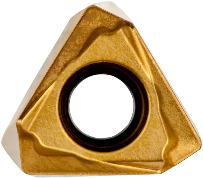 Fräswendeschneidplatte ISO TNGX 100404SR-F:M6330 D.2,8mm PVD beschichtet Gold VE: 10 Stück Garantierte Lieferung