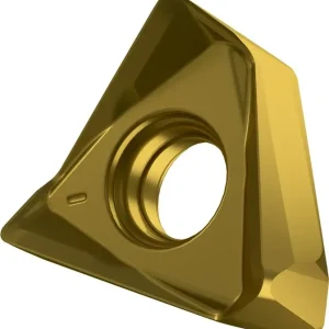 Markenware Fräswendeschneidplatte ISO TNGX 160604SR-F:M8330 D.4,4mm PVD beschichtet Gold VE: 10 Stück