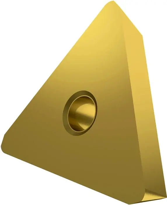 Top-Angebot Fräswendeschneidplatte ISO TPKN 2204PDER:M8330 Tiefe 17mm PVD beschichtet Gold VE: 10 Stück