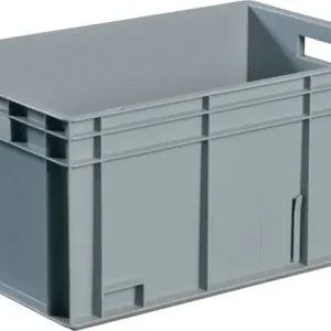 Transportbehälter L400xB300xH170mm grau PP Durchfassgr.Seitenw.geschl.TECWERK Super-Preis