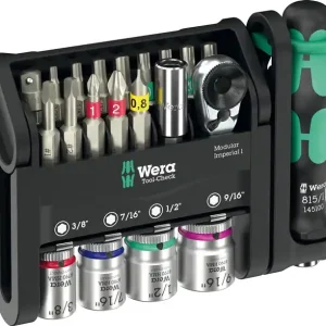 Bitsortiment Tool-Check Modular Imperial 1 21-tlg.WERA Super-Preis