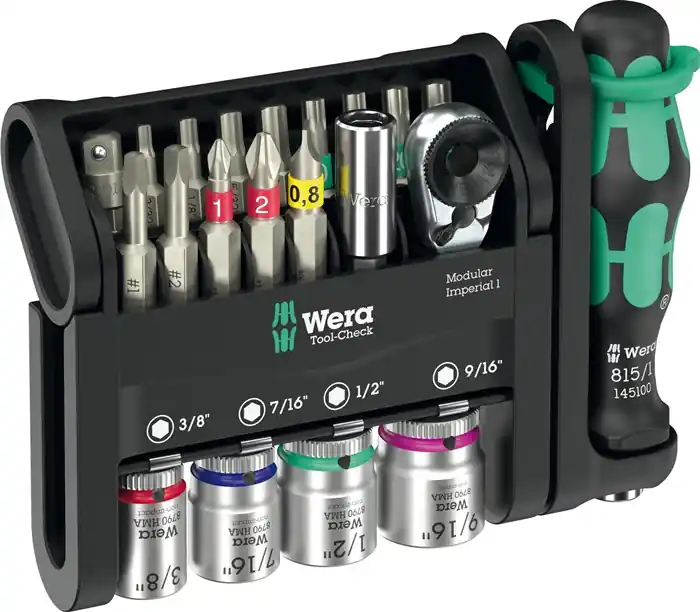 Bitsortiment Tool-Check Modular Imperial 1 21-tlg.WERA Super-Preis