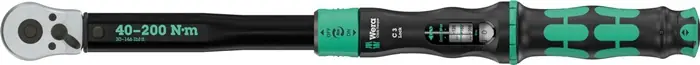 Drehmomentschlüssel Click-Torque Lock C 3 1/2 Zoll 40-200 Nm WERA Finale Aktion