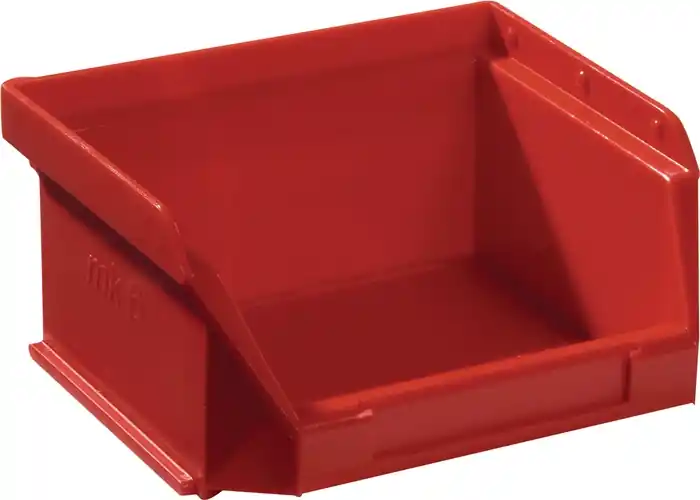 Echt Sichtlagerkasten L85/65xB100xH50mm PE rot TECWERK VE: 50 Stück