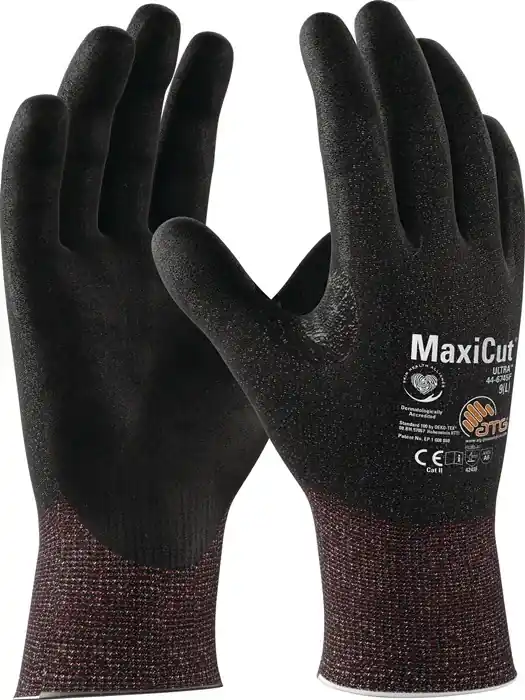 Neue Ware Schnittschutzhandschuhe MaxiCut® Ultra™ 44-6745F Gr.9 schwarz EN 388 PSA II VE: 12 Paare